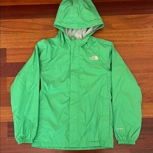 The North Face Kids Girl Green Raincoat size M